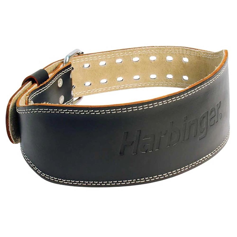 Harbinger 4-Inch Padded Leather Belt Accessories