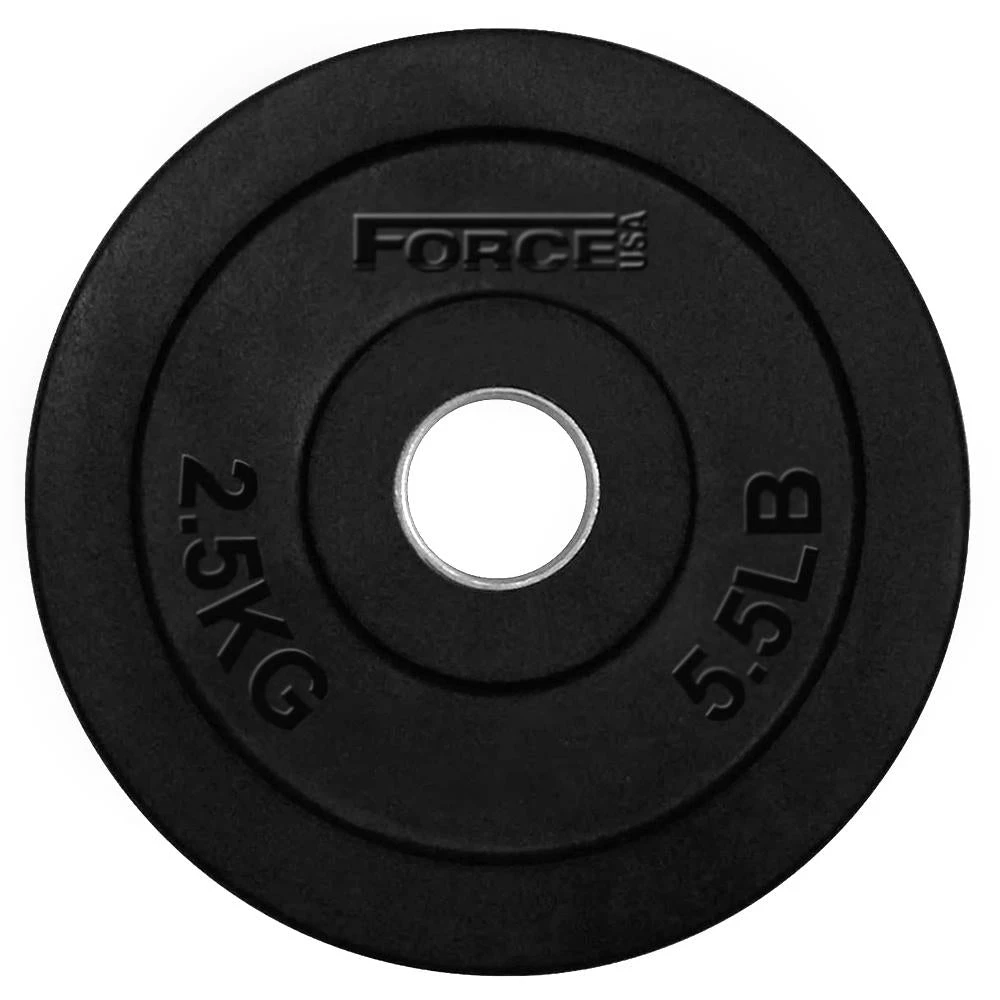 Force USA Rubber Coated 29mm Standard Weight Plates (Sold Individually)