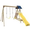 WonderFit Kids Swing Set With Climbing Frame In Stock