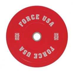 In Stock Force USA Pro Grade Coloured Bumper Plates (Sold Individually)