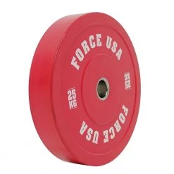 In Stock Force USA Pro Grade Coloured Bumper Plates (Sold Individually)
