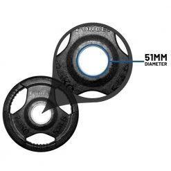 Force USA Rubber Coated 51mm Olympic Weight Plates (Sold Individually)