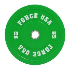In Stock Force USA Pro Grade Coloured Bumper Plates (Sold Individually)