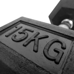 Force USA Rubber Hex Dumbbells- ALL SIZES (Sold Individually) In Stock